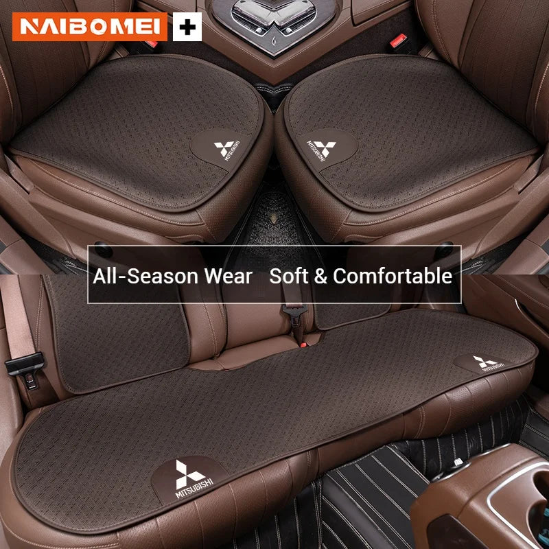 Car Seat Cushion Ice Silk Breathable Car Seat Cover For Mitsubishi Outlander Triton Colt Lancer EX Evolution X Pajero L200 ASX