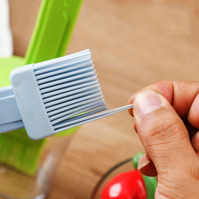 BBQ Brush Split Type High Temperature Resistant Silicone Nylon Oil Brush Bottle Cake Baking Cream Cooking Kitchen Household Tool