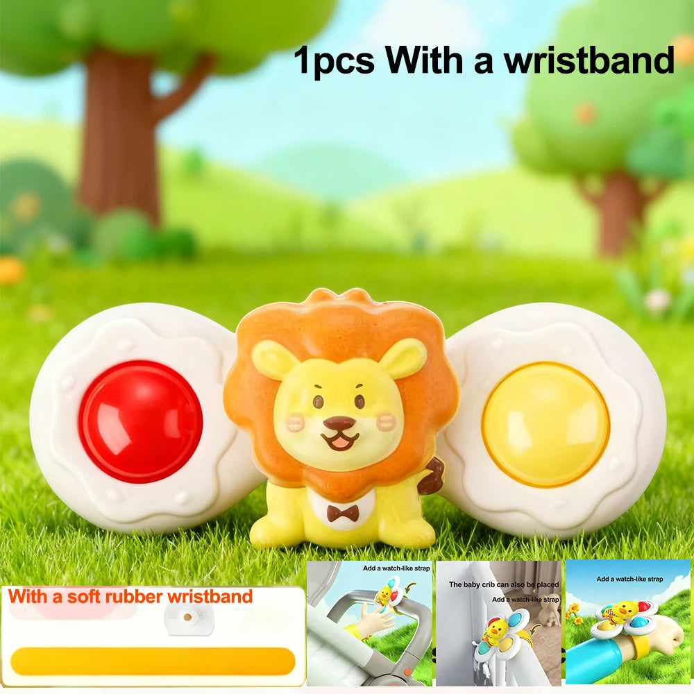 Suction Cup Spinner Toy Baby Bath Funny Game Educational Toy For Children Infant Sensory Stress Reliever Christmas Gifts for Kid