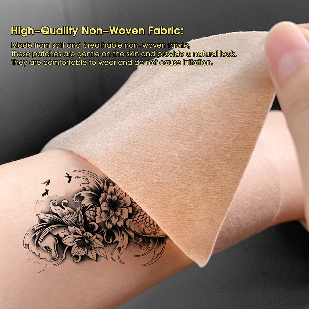 Invisible tattoo covering artifact Skin Concealer Scar Patches Waterproof Temporary Tattoos Cover Stickers Tape Makeup Tools
