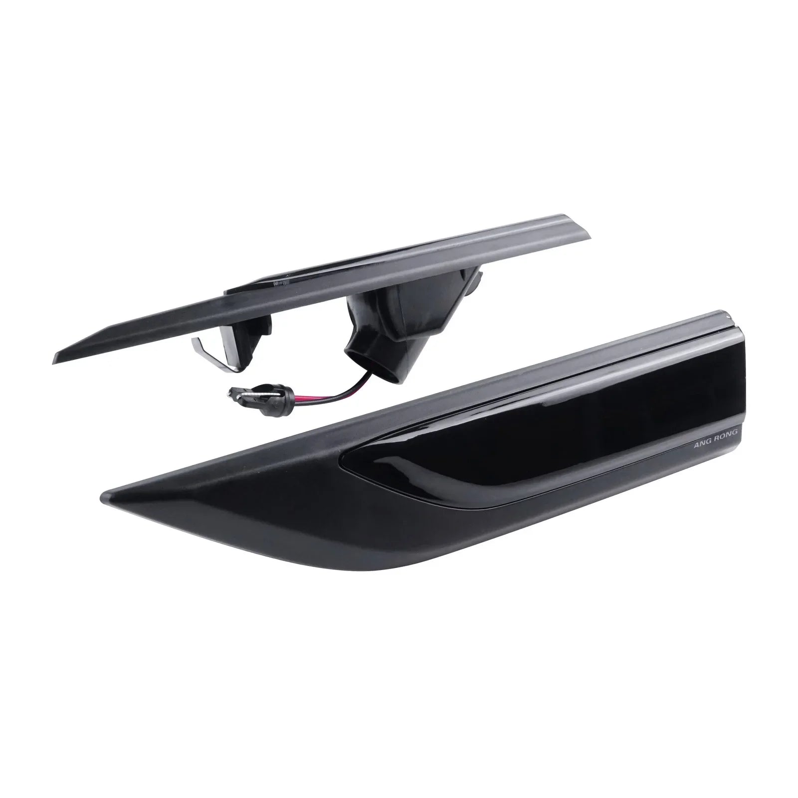 Dynamic LED Indicator Side Repeater Light Black Smoked Lens For VW Caddy MK IV