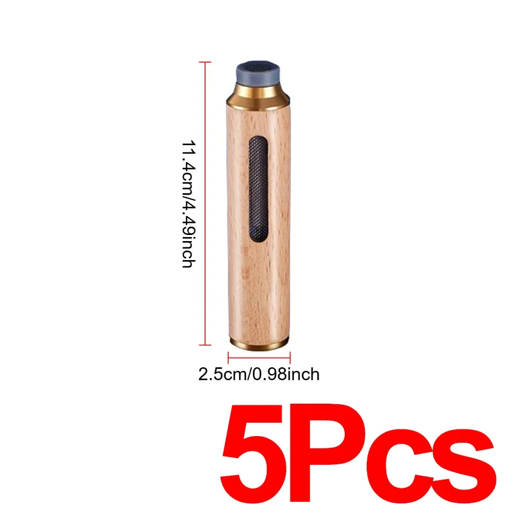 Portable Car Ashtray Easy Cleaning Splash-proof Multi-function Wooden Car Ashtray Detachable Car Office Smoking Accessories