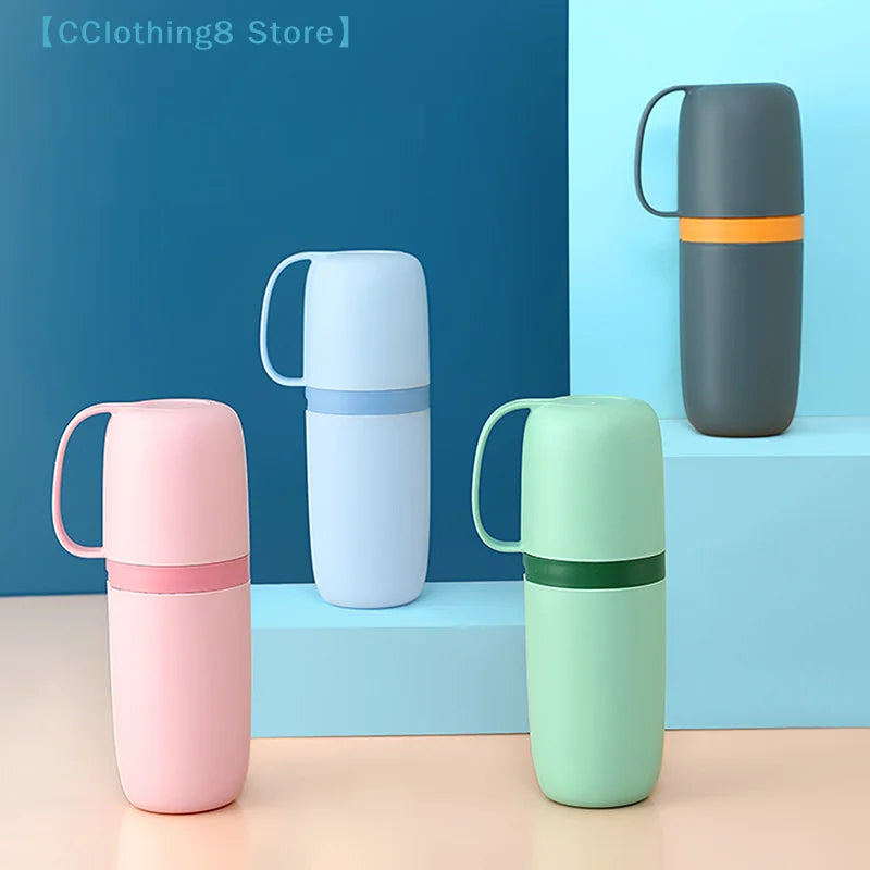 Toothbrush Cup Travel Toothbrush Toothpaste Holder Simple Portable Mouthwash Cup For Business Trip Home Camping Acessor【AliS8】
