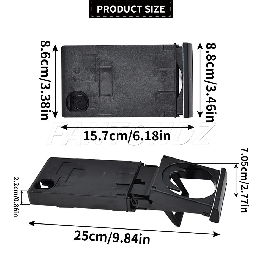 Auto Cup Holder Foldable Anti-slip Cup Rack Drink Bottle Holder 4B0862534D For Audi C5 A6 98-05 A4 98-02 Water Beverage Holder