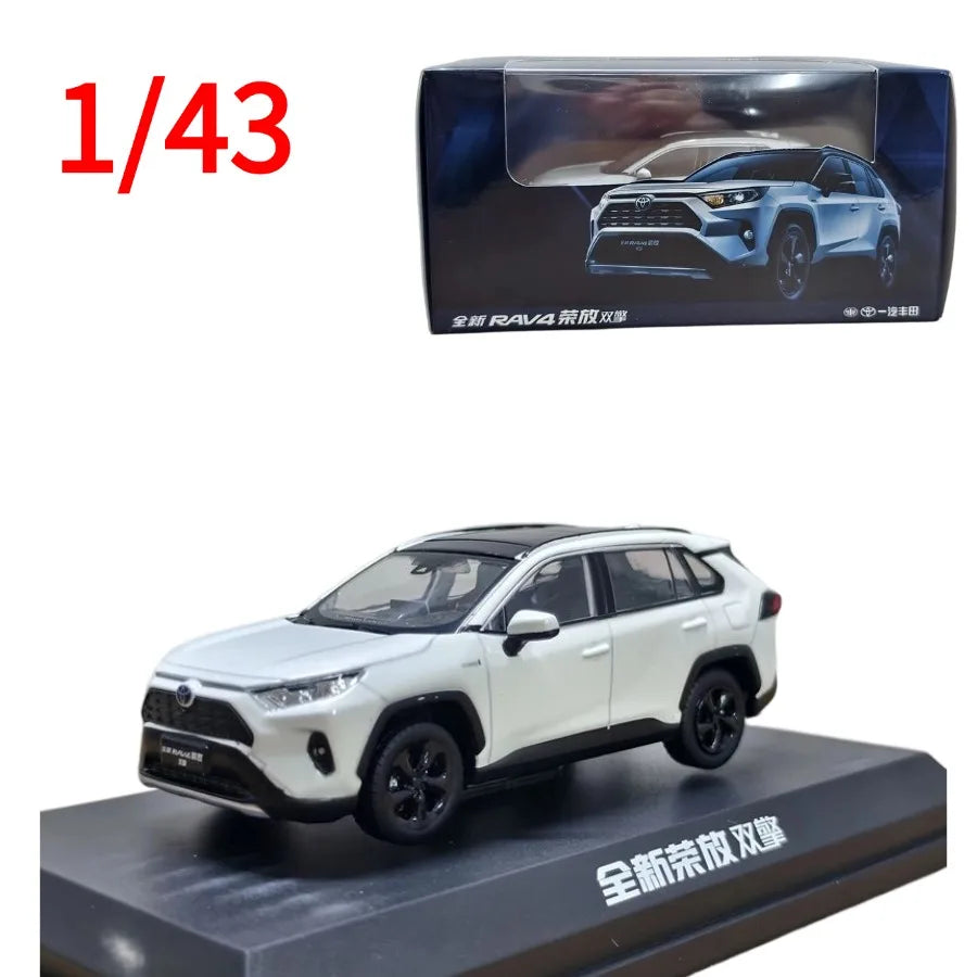 Flaw Special Offer Original 1:43 FAW Toyota RAV4 Alloy Car Model Toyota Diecast SUV Vehicle Collectible Model Cars Toys