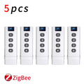 TUYA ZigBee smart house Wireless Scene Switch 4 Gang Remote Portable Tuya Zigbee Hub Required No limit to Control Devices