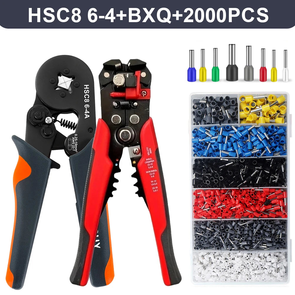 Wire Stripping Multifunctional Pliers For Cable Cut CrimpTerminal High Precision Automatic Hand Tool Crimper Cable Cutter