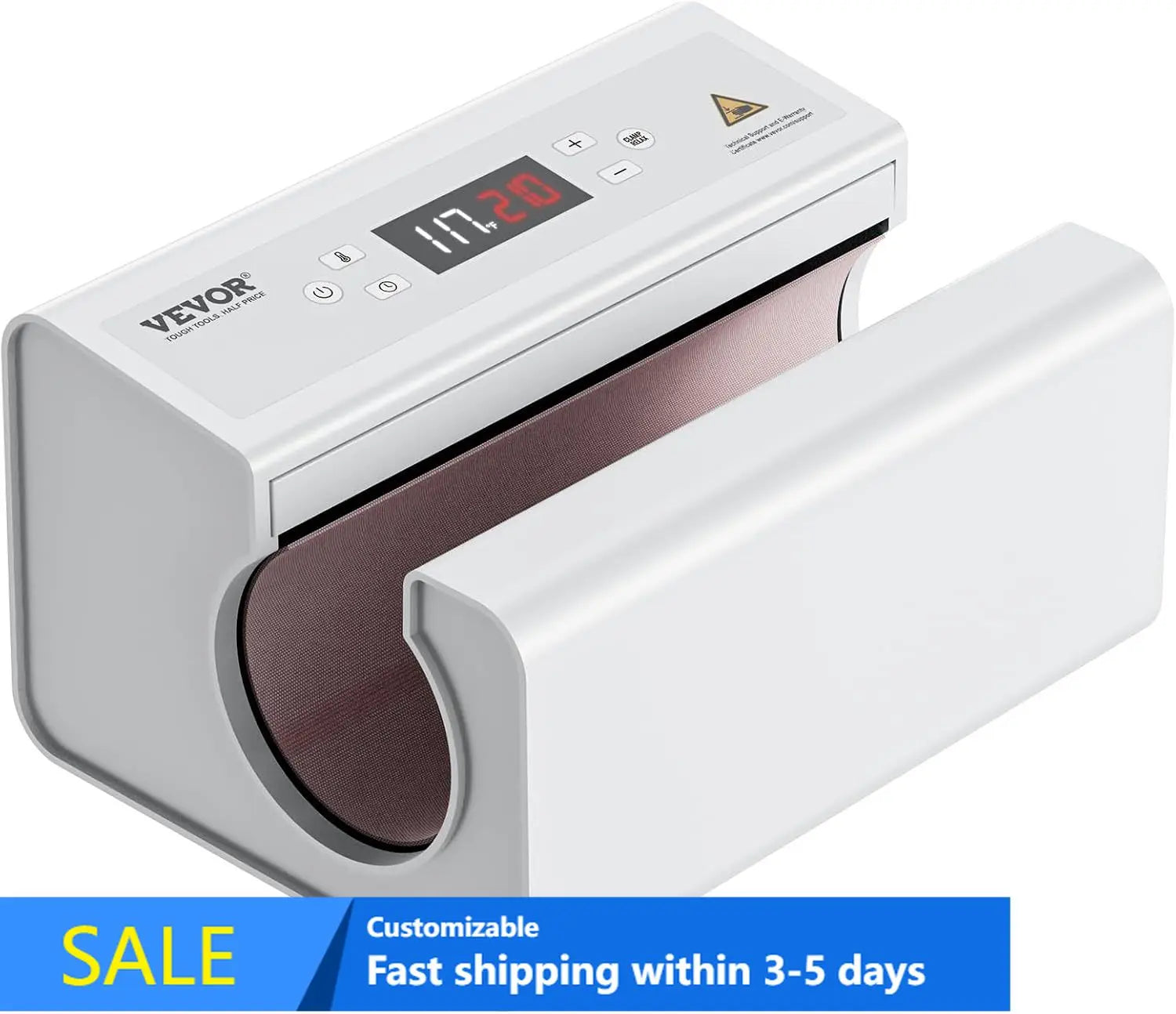 Auto Tumbler Heat Press Machine, Automatic Rotation Full Print Mug Press, Even Heating for 11-30oz Sublimation Tumblers