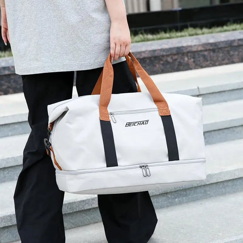 Travel Gym Bag Short-distance Luggage Portable Fitness Bags Shoulder Crossbody Chest Bag Handbags Duffle Carry On Weekender Bag