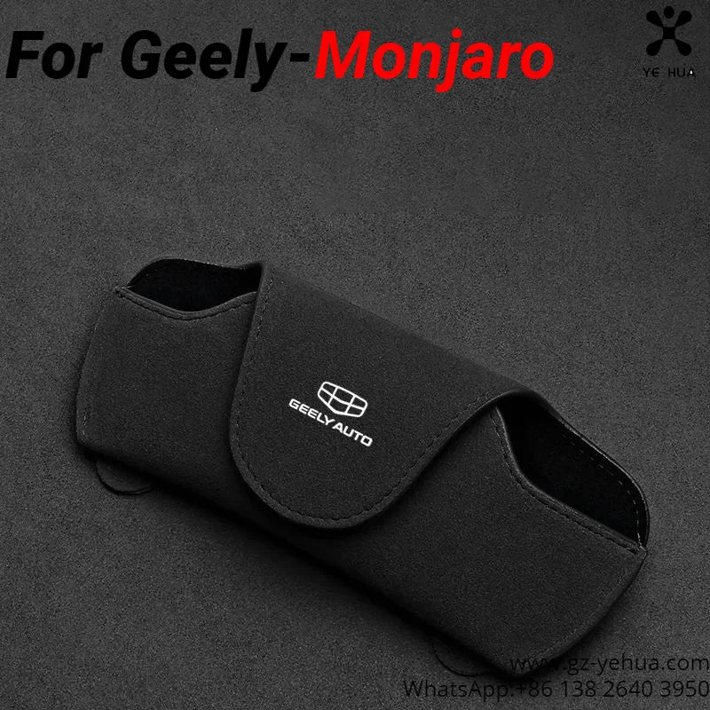 For GEELY Monjaro Manjaro Xingyue L KX11  Binyue C00L Coolray Boyue L Atlas Car Glasses Box Sunglasses Storage Clip