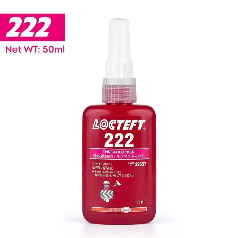 50/10ML Threadlocker 222 242 243 262 271 272 277 680Anaerobic Threadlocker Screw Adhesive Glue Anti-loose Thread Locking Agent
