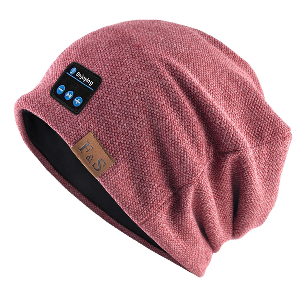 Bluetooth Headphone Wireless Smart Cap Headset Women Beanie Hat Speaker Hunting Camping Running Music Earphone Spring Autumn Hat