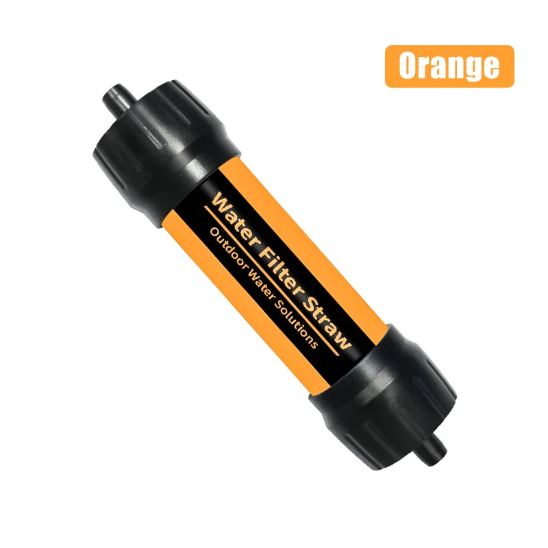 Westtune Outdoor Mini Water Filter Straw Camping Purification Portable Hiking Water Purifier for Survival or Emergency Supplies
