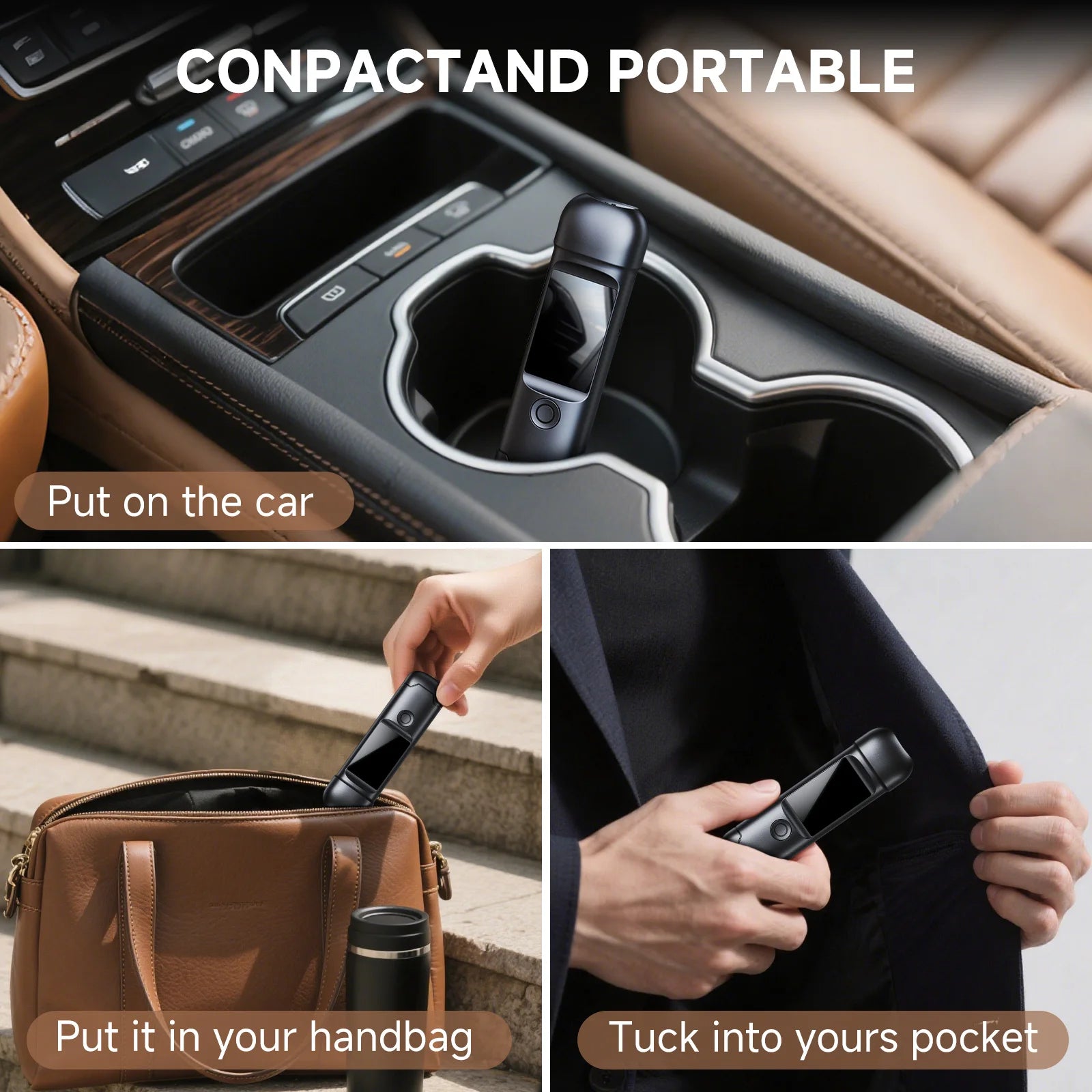 Portable Digital Alcohol Tester, High-capacity and Compact Breathalyzer, Essential for Gatherings and Business Trips