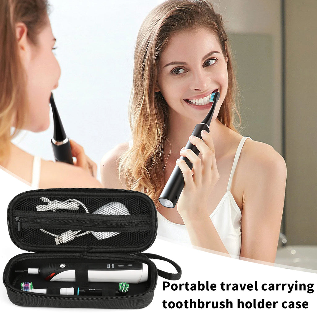 Toothbrush Travel Case for Oral-B Pro 1000, 2000, 3000, 3500, 1500/ for Philips Sonicare Protective Clean 4100 5100- only Bag