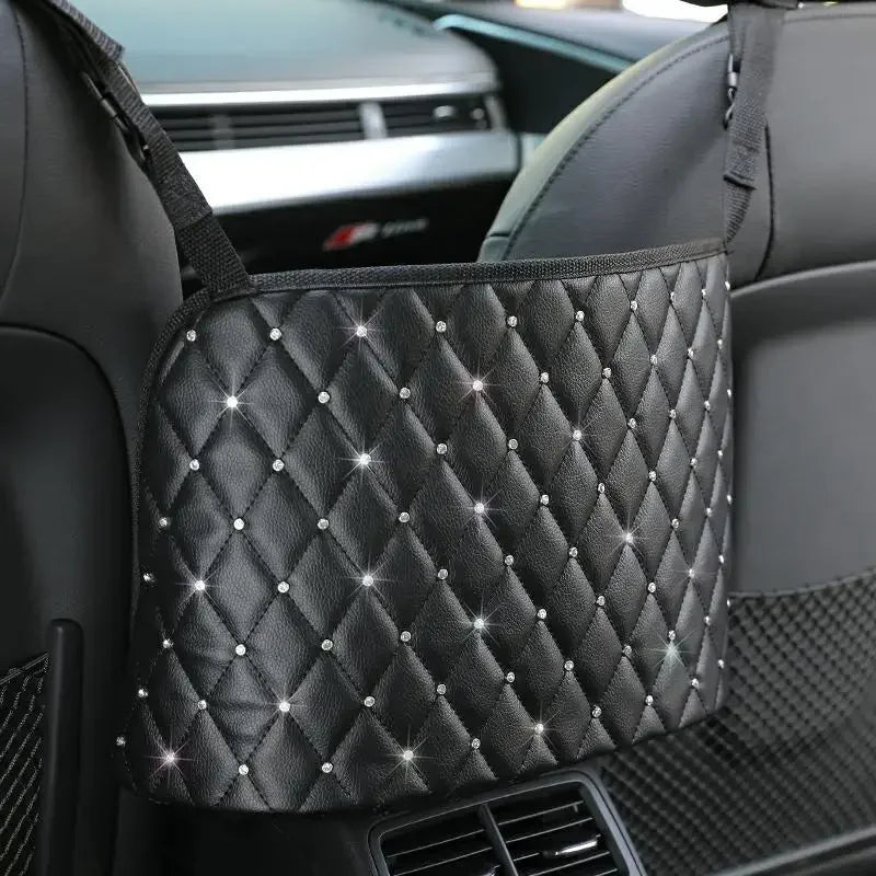 Car seat storage bag suitable for suspension between seats Car storage net bag Suspension storage bag Large capacity