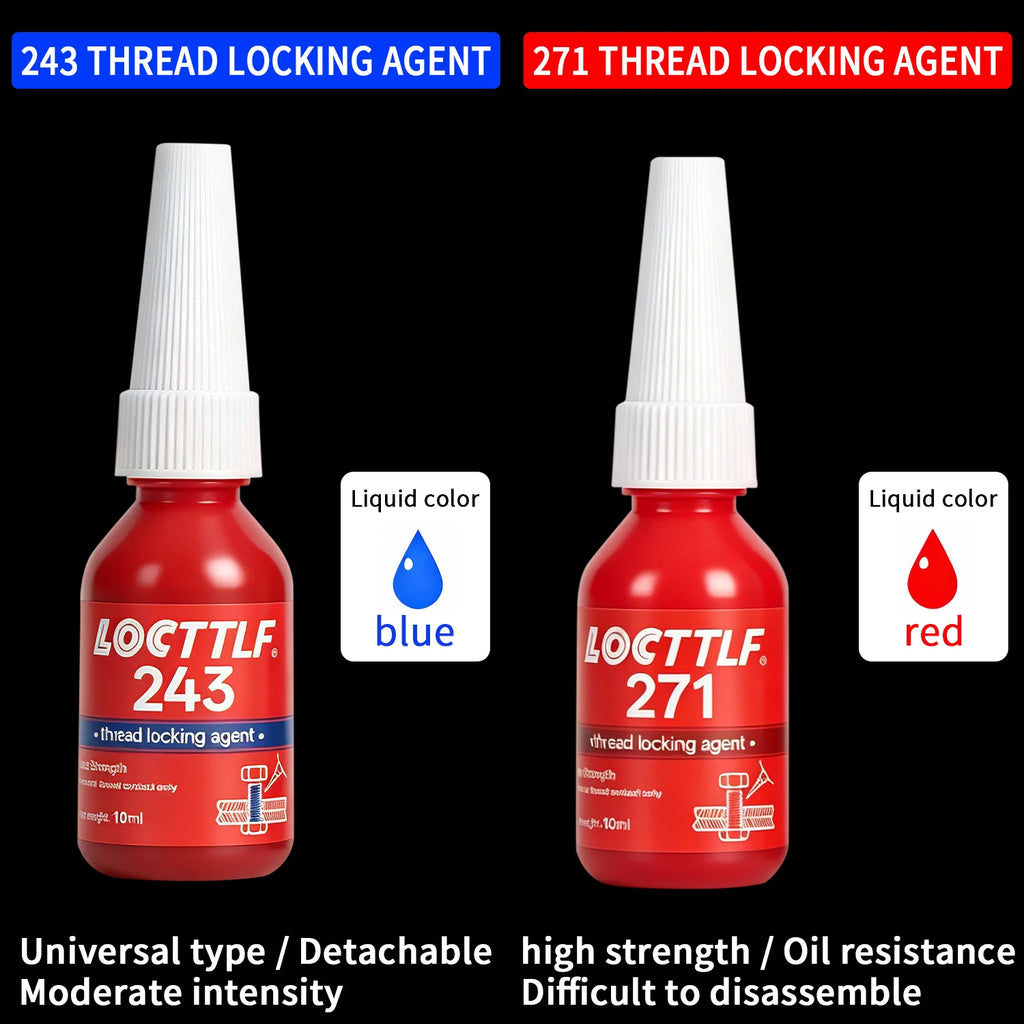 243-271 Thread Locking Adhesive Sealant Anti-Loosening Anti-Vibration Anaerobic Type for Screws And Nuts Removable & Non-Removab