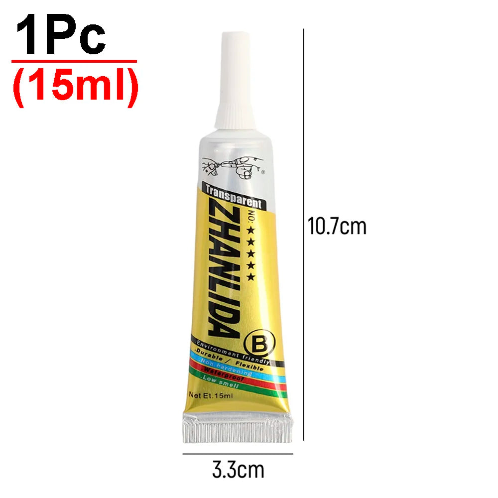 50ML/15ML Repair Glue Repair Glue with Precision Applicator Tip for Book Phone Screen Frame Bonding and Battery Back Cover