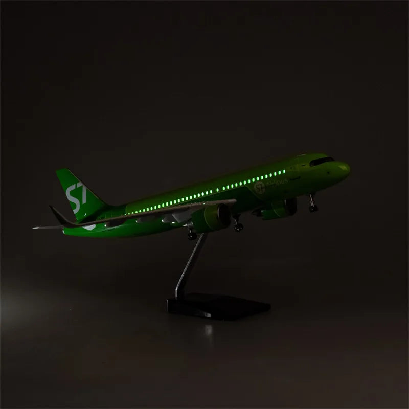 47cm Model Airplanes A320NEO Series 1/80 Scale Aircraft Resin Toy Planes Aviation Miniature Souvenir Plane Toy Christmas Gifts
