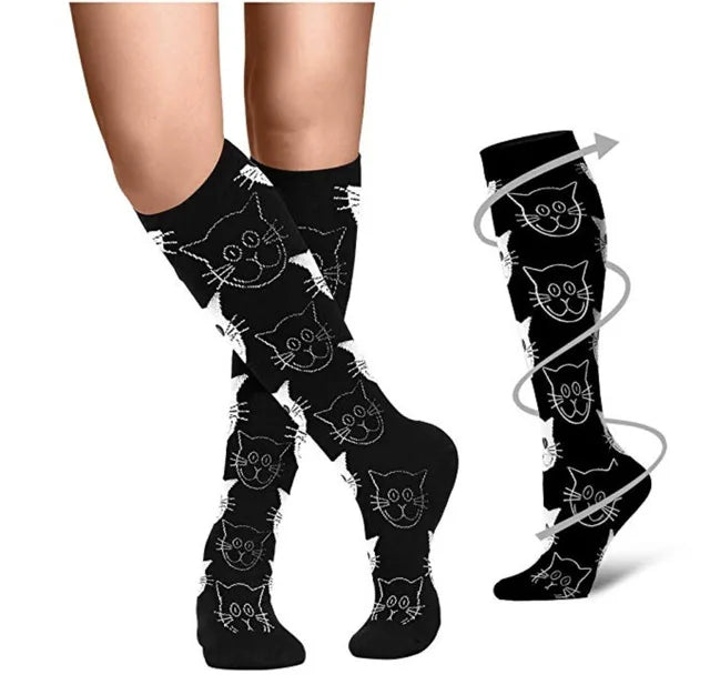 Compression Stockings Men Women Crossfit Golfs For Running Anti-slip Outdoor Sports Compress Nursing Varicose Veins Anti Fatigue