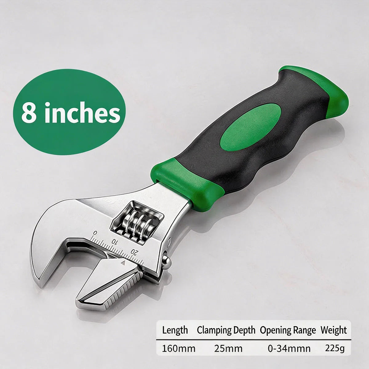 Mini Short Handle Adjustable Wrench Portable Pocket Pipe Wrench Large Opening Universal Home Plumbing Bathroom Repair Hand Tool