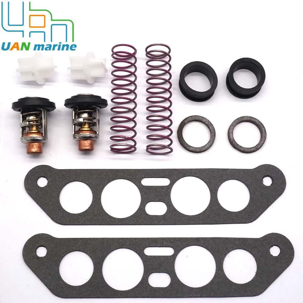 340975 340976 Thermostat Kit for Johnson Evinrude 65 80 85 88 90 100 112 115 HP V4 18-3673