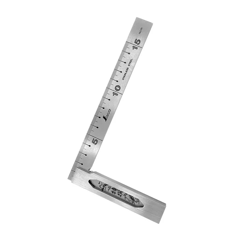 SHINWA Penguin Factory Use Stainless Steel 90 Degree Right Angle Ruler 15cm High Precision 1PCS 62006 62009