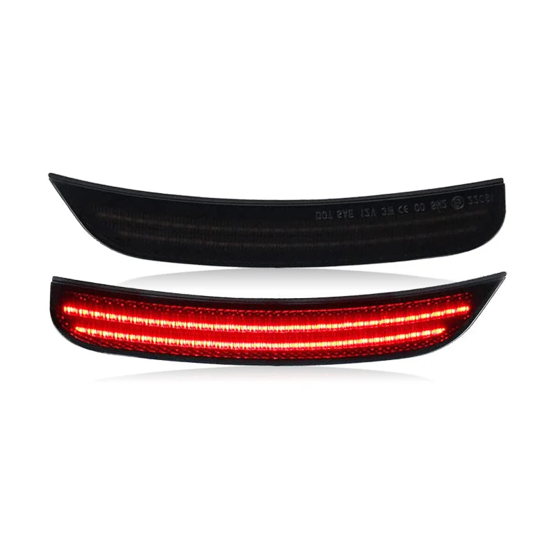 For Chrysler 300 2015-2022 Clear & Smoked Lens LED Side Marker Lamp Amber Front Red Rear Side Fender Reflector Lights