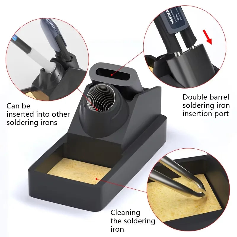 T12 Soldering Station Tweezers Handle For Handskit STM 32 Soldering Station Temp Adjust MotoClean Home Electronics Repair Tool