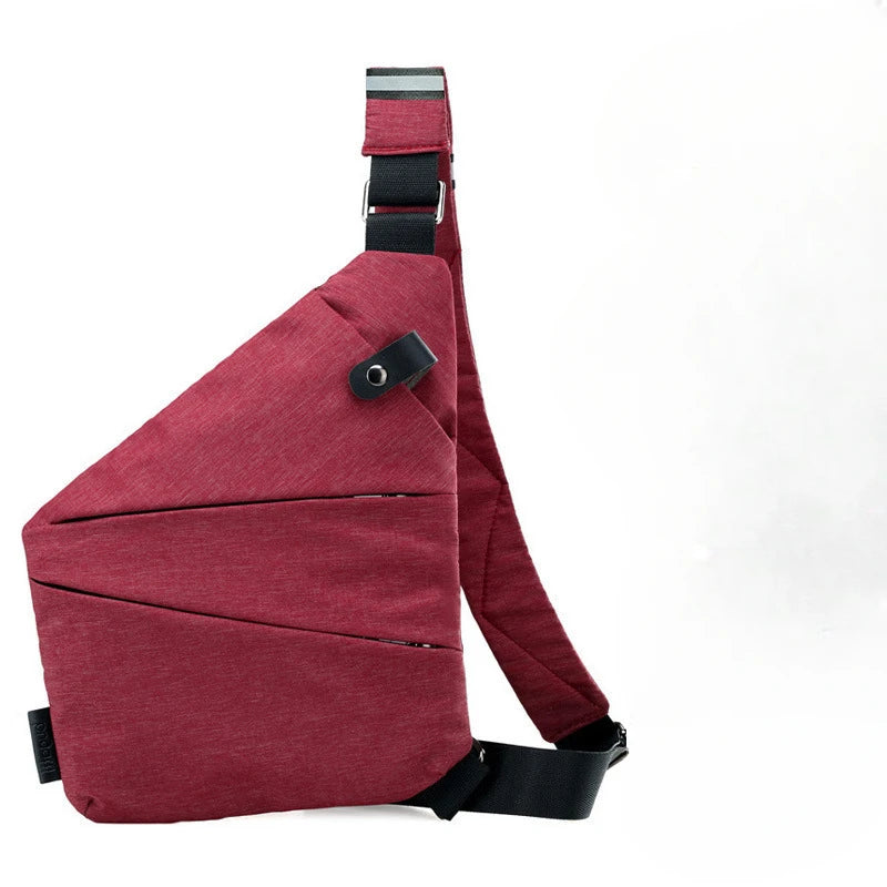 Right Shoulder Bag Chest Bag Men's Lightweight Large Capacity Crossbody Bag Miscellaneous Storage Shoulder Bag Purses Handbag