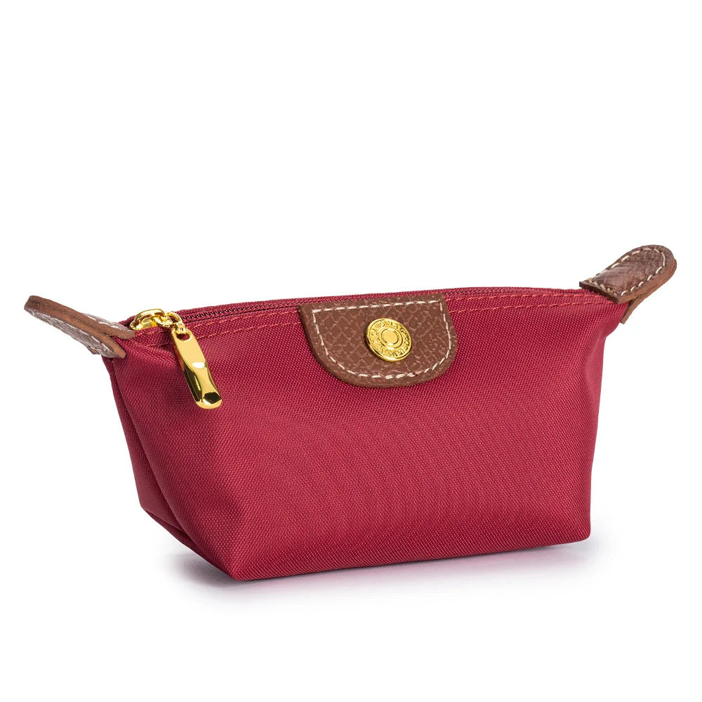 Mini Dumpling Coin Purse Fashion Nylon Makeup Bag Lightweight Portable Lipstick Earphone Storage Case Ins Style Women's Wallet