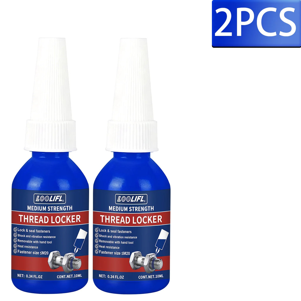 7PCS Threadlocker Screw Glue Quickly Cured Thread Locking Agent Anaerobic Adhesive Corrosion-Resistant Anti-Loosening Glue