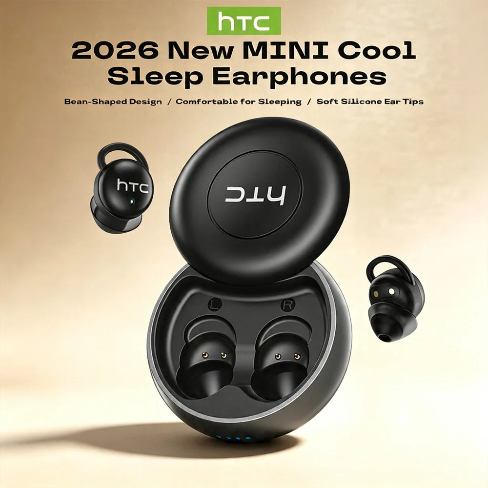 HTC NE91 Sleep Aid Headphones Bluetooth Wireless Earbuds for Sleeping Noise Reduction Earphones Relieve insomnia Fit SideSleeper
