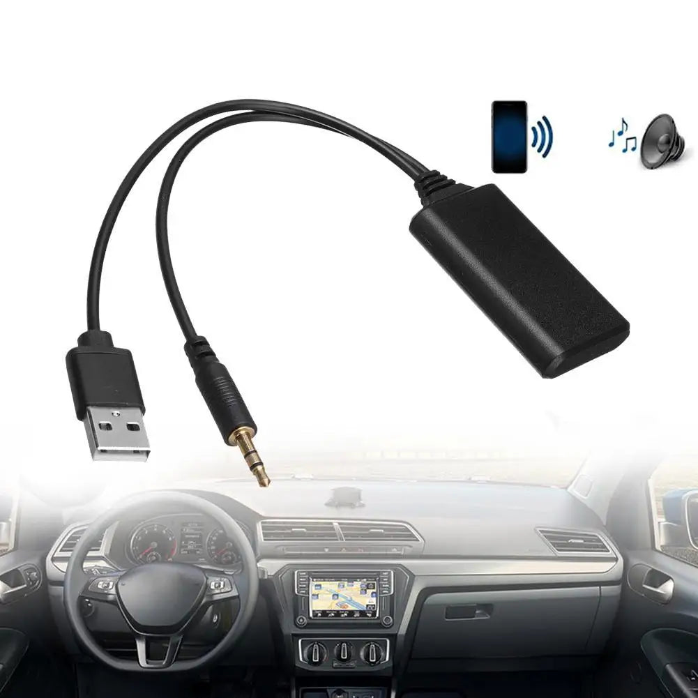 Car AUX Bluetooth Audio Cable Adapter Tools Charger Adapter Connecting Cigarette Lighter For BMW E90 E91 E92 Auto Accessories