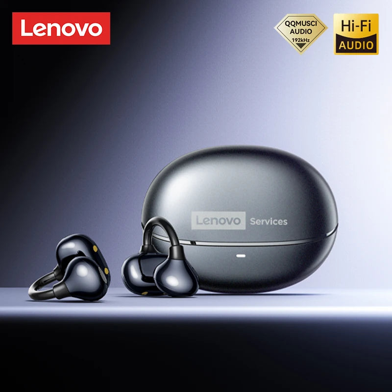 Lenovo RS106 OWS Ear Clip Bluetooth 6.0 Earphones Stereo Sound Sports Music Wireless Headphones Low Latency HD Call Earbuds New