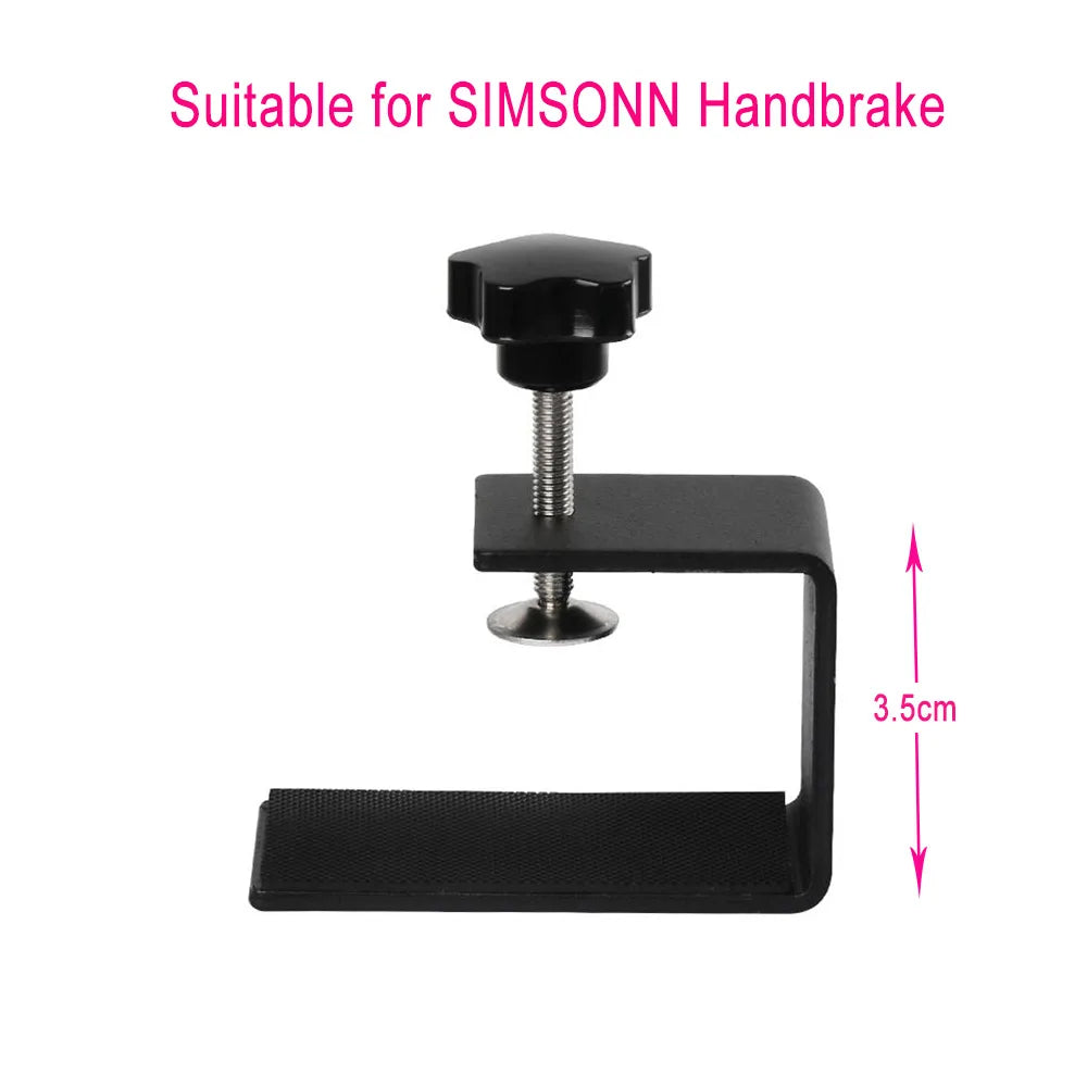 SIMSONN Handbrake and Gear Shifter Desk Mounting Clamp Accessory