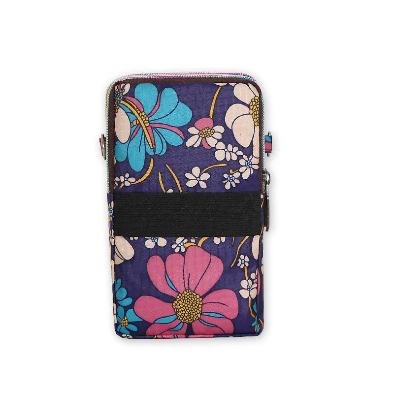 Casual Small Women Shoulder Bag Crossbody Zipper Mobile Phone Bag Lady  Multifunction Handbag Female Wrist Bag Purse Women Pouch