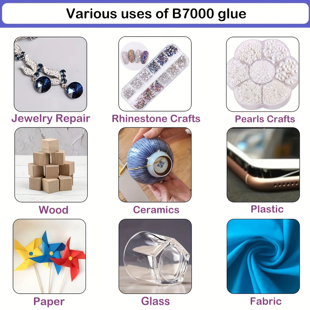Office Glue (15g/110g) B7000 E8000—Waterproof and transparent adhesive for mobile phones and jewelry