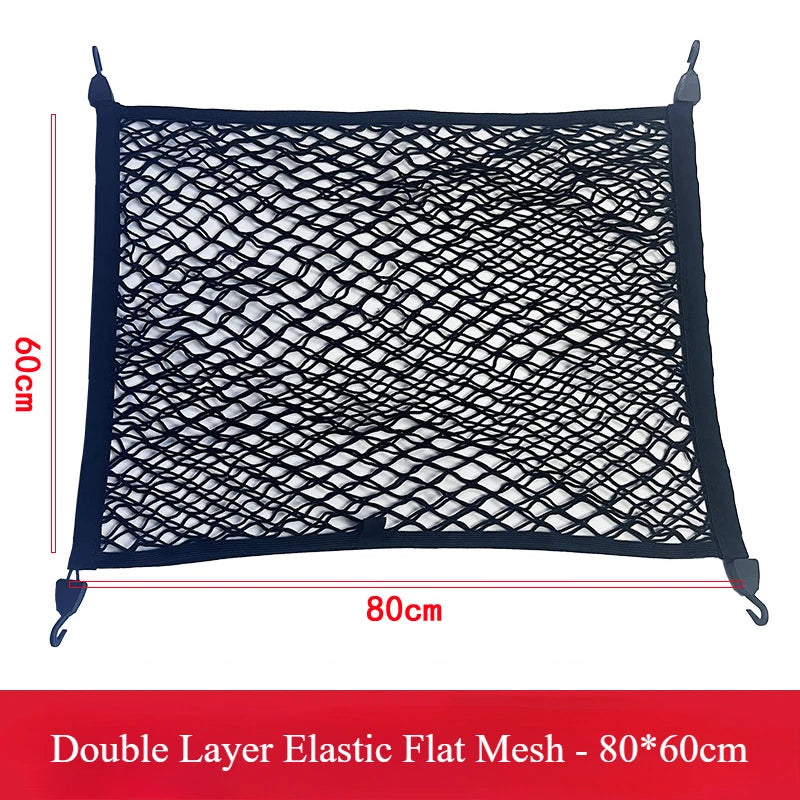 For Tesla Model Y Trunk Luggage Storage Net Bag Hook Rear Cargo Fixed Net Stowing Tidying Car Interior Modification Accessories