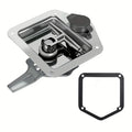 1PC Stainless Steel T-Handle Latch for Truck Bed Toolbox - Rear Placement, Non-Waterproof, Latch Closure with Keys