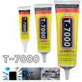 15ML 25ML 50ML 110ML T-7000 Universal DIY Glue Black Contact Phone Repair Adhesive Glass Plastic Adhesive With Applicator Tip