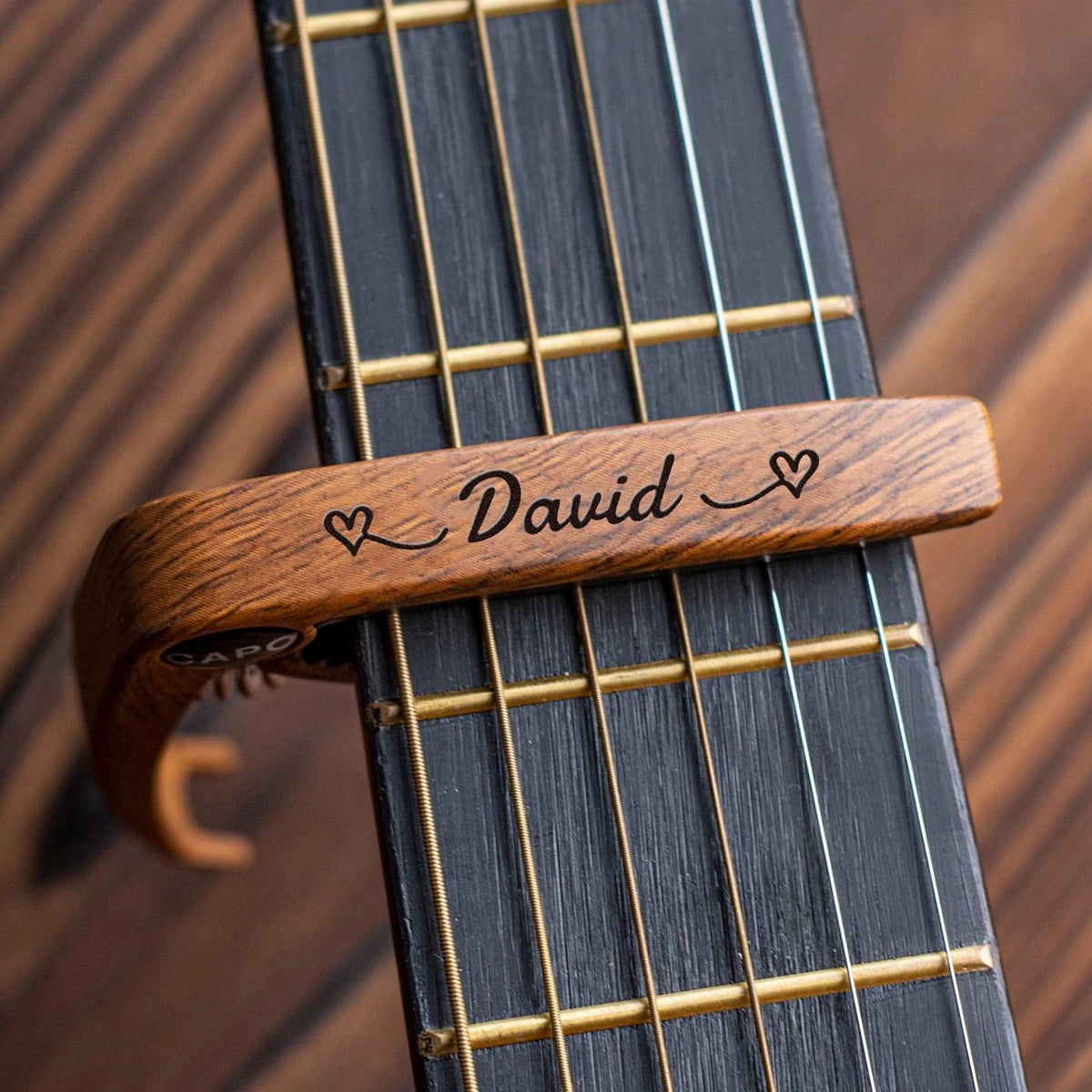 Custom Engraving Name Guitar Capo, Personalized Capo For Electric Guitar, Customized Engraved Capo
