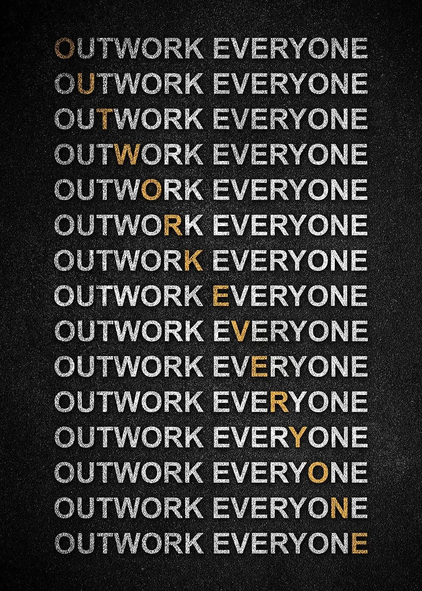 No Excuses Motivational Poster The Cost of Success Quote Canvas Painting Print Wall Art Picture for Living Room Home Decor