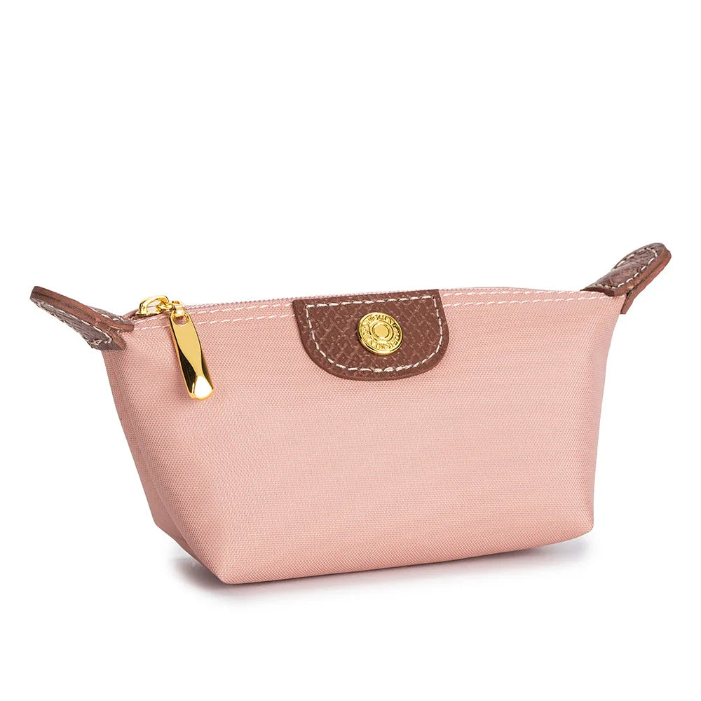 Mini Dumpling Coin Purse Fashion Nylon Makeup Bag Lightweight Portable Lipstick Earphone Storage Case Ins Style Women's Wallet