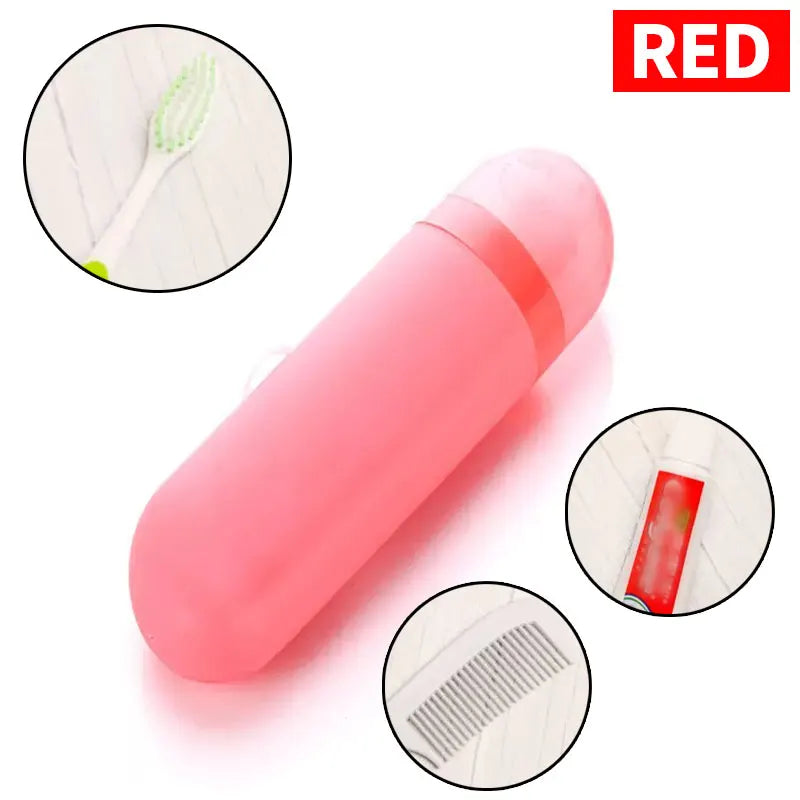 1PC Travel Convenience Toothbrush Box, Toothbrush Box, Toothpaste Comb, etc. Suitable for Personal Care Toothbrush Travel Contai