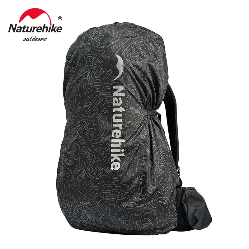 Naturehike Sneaking 2.0 Reflective Backpack Rain Cover Outdoor Climbing Hiking Dustproof Waterproof Schoolbag Casing For 30-60L