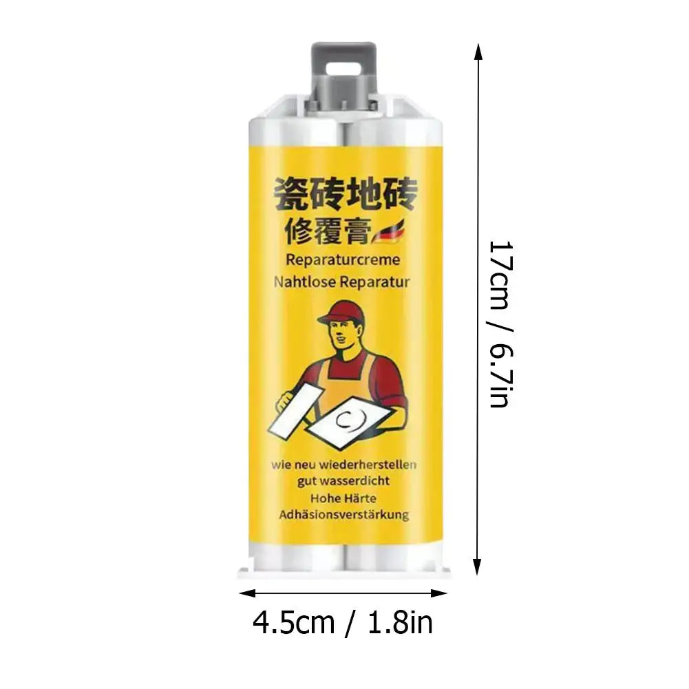 Ceramic Floor Tile Repair Paste Seamless Glaze Surface Waterproofing Agent for Potholes Cracks And Holes