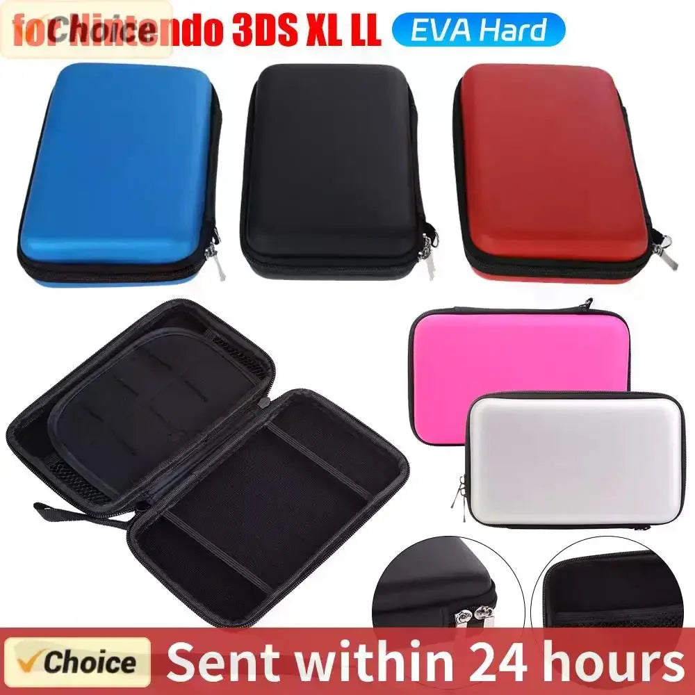 EVA Storage Bag Case Hard Cover Carrying Bags Power Bank Pouch Case for Hard Drive SSD Nintendo New 3ds Xl/ 3ds Xl New 3dsxl/lL