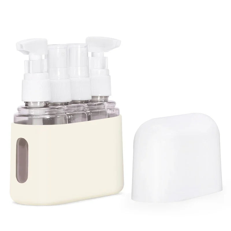 Travel Bottles Leakproof | Silicone TSA Toiletry Containers for Shampoo/Lotion - Gym & Outdoor Organizer