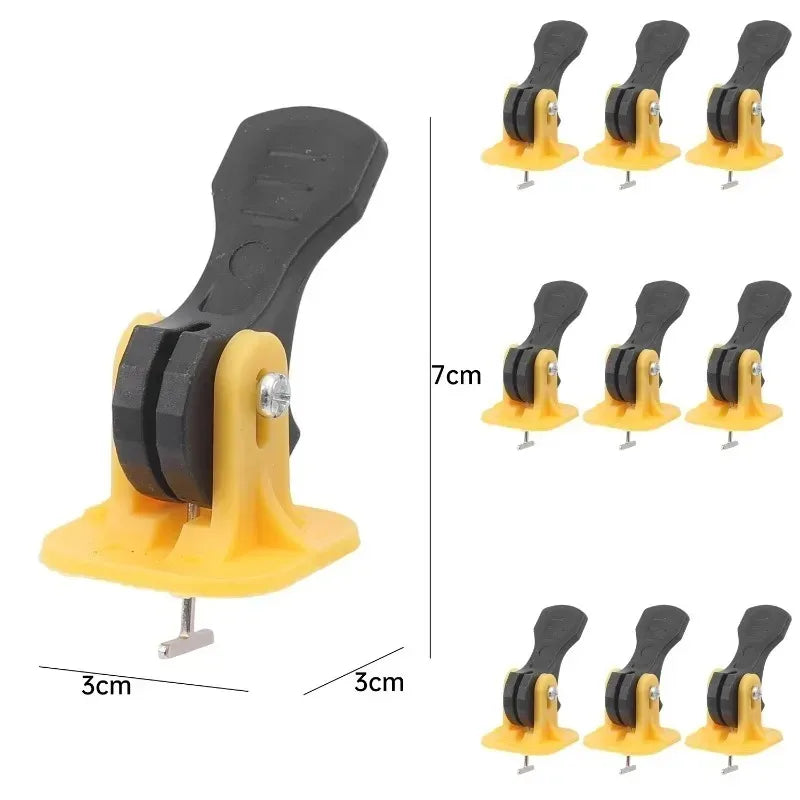 10/50PCS Reusable Tile Leveling System For Floor Tiles Hand Tile Leveling Device Construction Tool Parts Set Hardware Fixed Sets